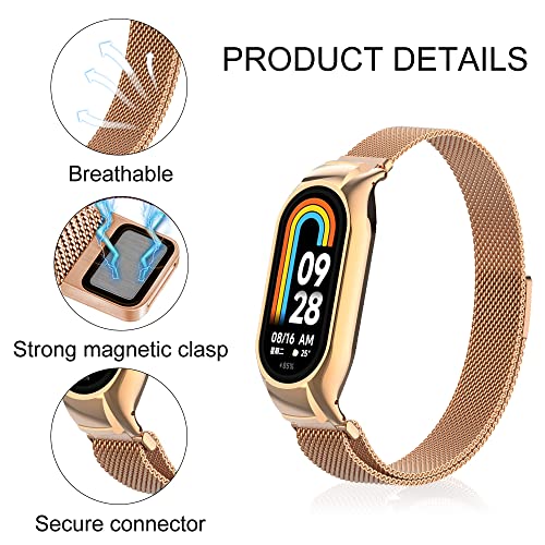 Niboow Strap Compatible with Xiaomi Smart Band 8 (Xiaomi Mi Band 8) - Image 2