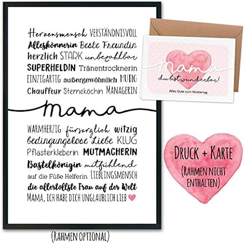 Affiche et cartes pour la fête des mères - Papierdrachen Cover