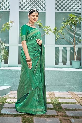 Image of Glory Sarees Women's Banarasi Silk Saree With Blouse Piece (Premium Silk107 Parent)