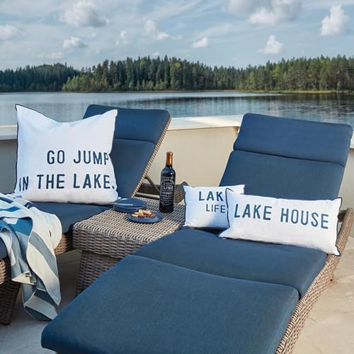 Lake Life Cotton Pillows