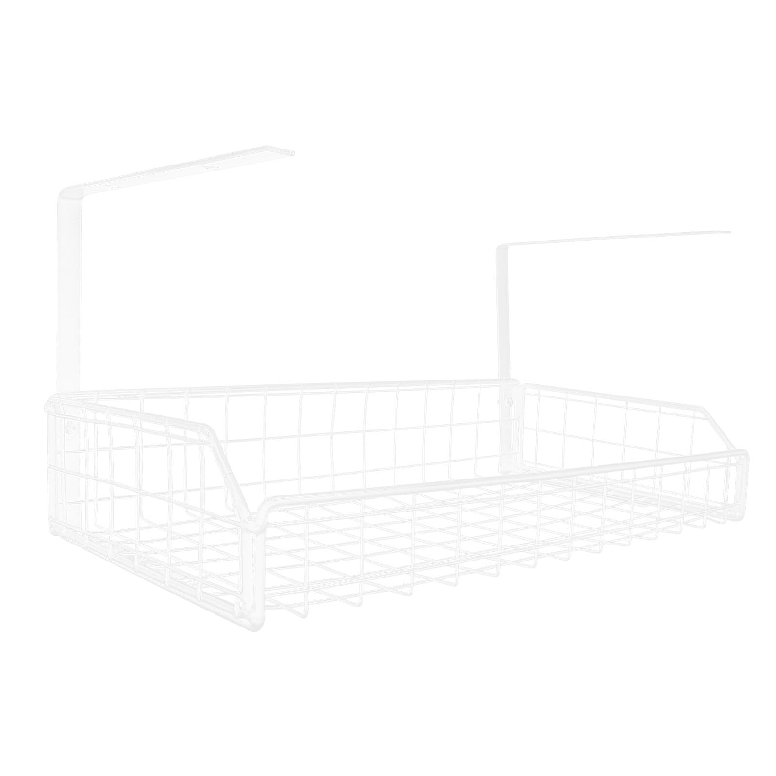 Hemobllo Organisateur de Câbles pour Fer Blanc sous Bureau Installation Facile sans Perçage, Boîte de Rangement Réutilisable Gestion des Câbles en Milieu Professionnel