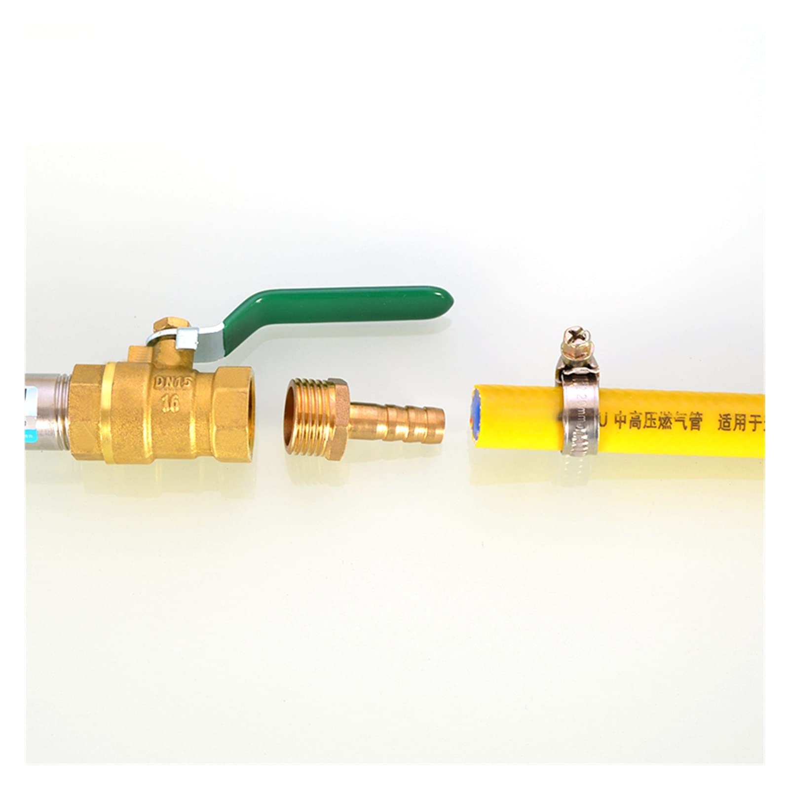 Adattatore per tubo da giardino in ottone, raccordo per tubo da 4 mm, 6 mm, 8 mm, 10 mm, 12 mm, 19 mm, raccordo per tubo flessibile con attacco maschio da 1/8", 1/4", 1/2", 3/8", BSP, adattatore in