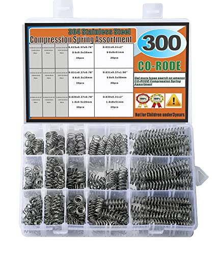 Ressorts de compression acier inoxydable petit modèle mécanique CO-RODE 300