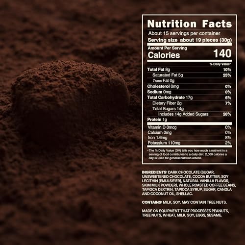 Snackathon Dark Chocolate Espresso Beans 1 lb