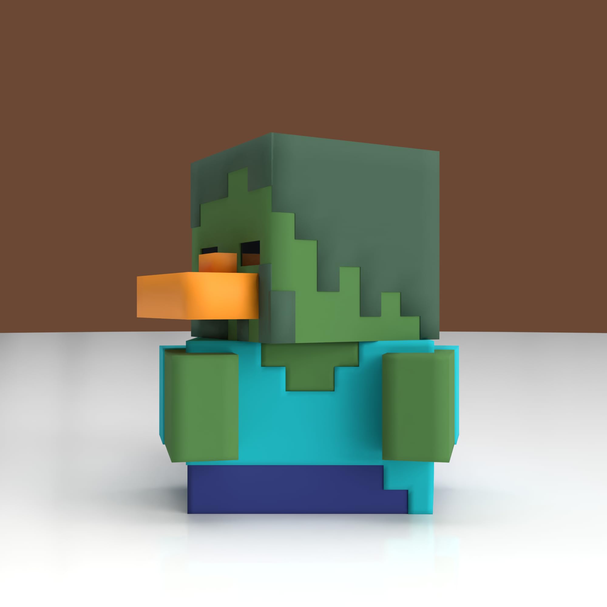 TUBBZ First Edition: Minecraft - Zombie Cosplaying Rubber Duck Vinyl Figure, Zombie (Bathtub), 3.54 inches - Image 4