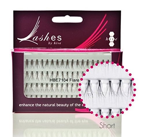 Hive Individual Flare Black Volumise Lashes Natural - Small - 96 by Hive of Beauty