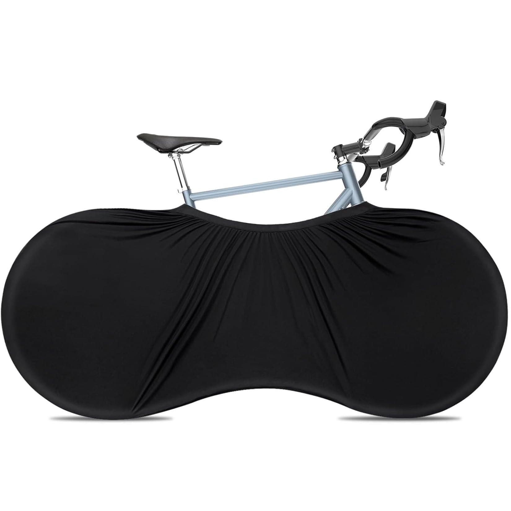 Telo Copri Bicicletta da Esterno Nero Copertura per Bicicletta Impermeabile Resistente Alle Intemperie Lavabile per Bici da Montagna Strada