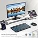 Vobafe Bluetooth Keyboard and Mouse Set with Backlight, Quiet Rechargeable Wireless Keyboard and Mouse with Phone Holder, for iPad/Samsung/iOS/Android/Wi... Ultra-thin keyboard, UK layout, Black