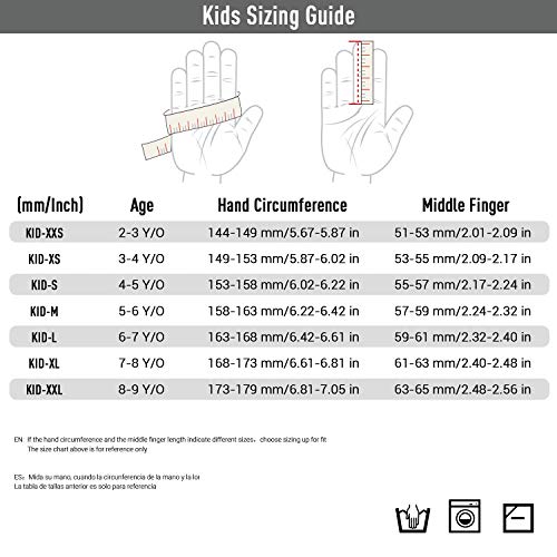 image for Vgo... Age 5-6 Kids Half-Finger Breathable Skateboarding Gloves Outdoo