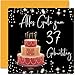 Produktbild 37. Geburtstagskarte für Frauen - Elegant Stilvoll - Alles Gute zum Geburtstagskarten für 37 Jährige Frau Tochter Schwester Tante, 145mm Siebenunddreißig Geburtstag Grußkarten