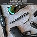 Tactical Pen Self Defense Weapon EDC Survival Tool, SWAT Military Police Gear Glass Breaker Kubaton, Drilled Cap for Lanyard or Keychain, 2nd Ink Refill & Gift Box Gray or Black 100% Quality Guarantee