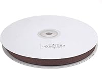 Vista 112 de Homeford Cinta de grogrén sólido, 50 yardas (3/8 pulgadas, coral)