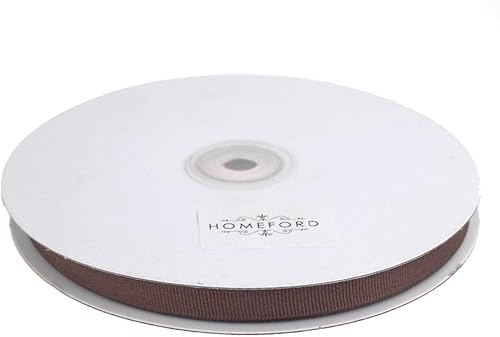 Miniatura 112 de Homeford Cinta de grogrén sólido, 50 yardas (3/8 pulgadas, coral)