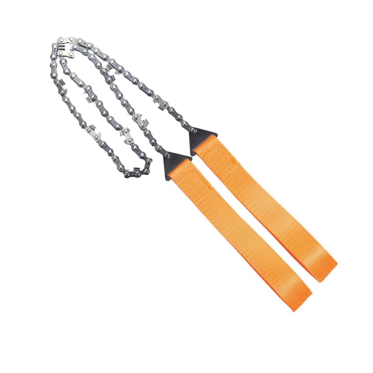 Abaodam 1set Pocket Chainsaw Portable Outdoor Cutting Tool for Camping Hiking Survival Manganese Wire Saw for Cutting Lightweight Compact Design Finger Handle