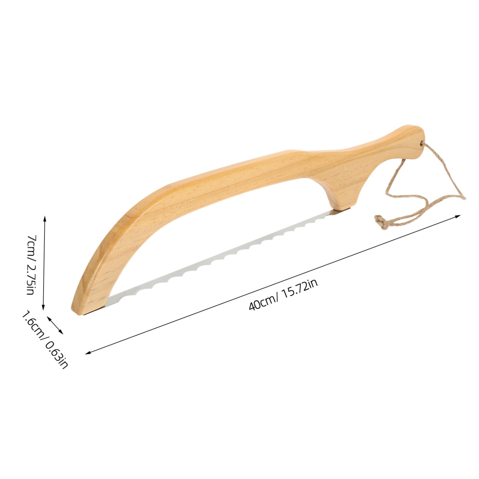 BRIGHTFUFU Bread Slicer Sourdough Cutter Stainless Steel Slicer for Sourdough Bread Easy to Use Ergonomic Handle