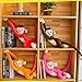 Hgplvxj Long Arm Hanging Monkey Stuffed Animals,Curtain Monkey Plush Toy Birthday Xmas Gift for Kids (24Inch)