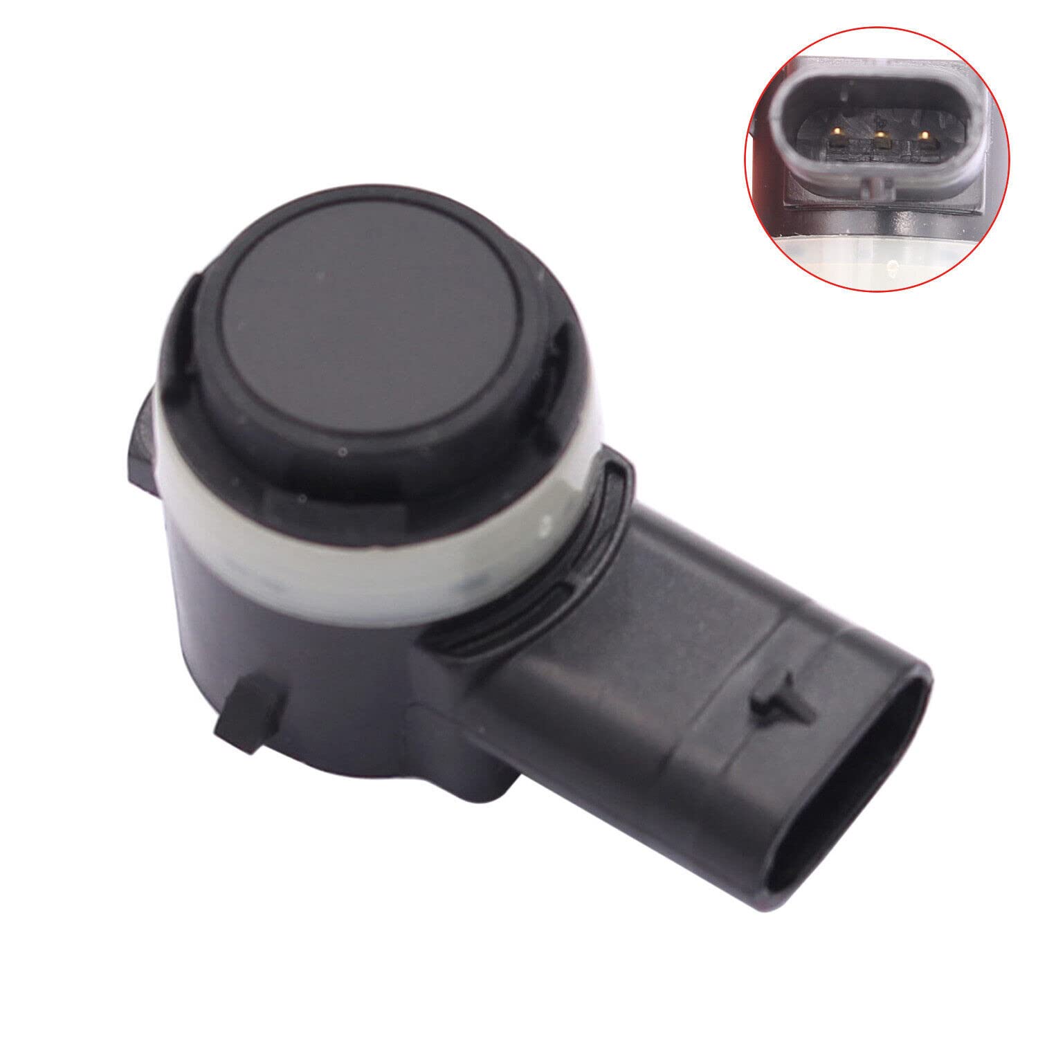 ZDKK 4Pcs Parking Side Sensor Front & Rear Bumper 1127503-12-C Fits for Tesla Model 3/Y