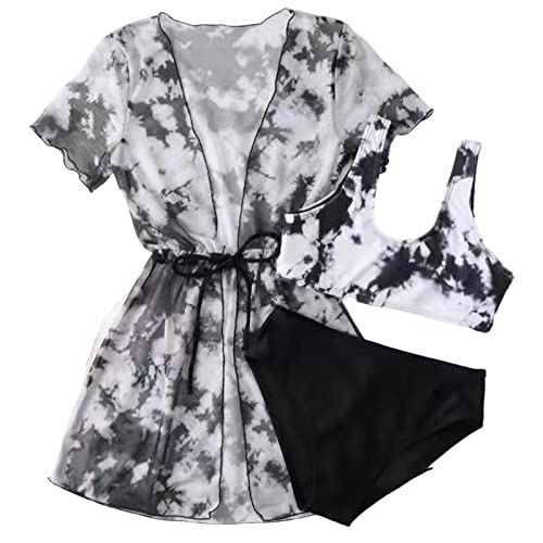 Sonnenschutz Bademode Set fr Teenager Mdchen - Strandbekleidung mit Bikini...