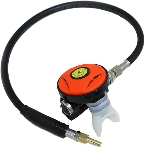 Miniatura 1 de HPDAVV Equipo de buceo 145PSI Regulador de Segunda Etapa de Buceo 22 y Manguera de Aire de PVC (50 pies, 100 pies) y Máscara de Buceo Boquilla de