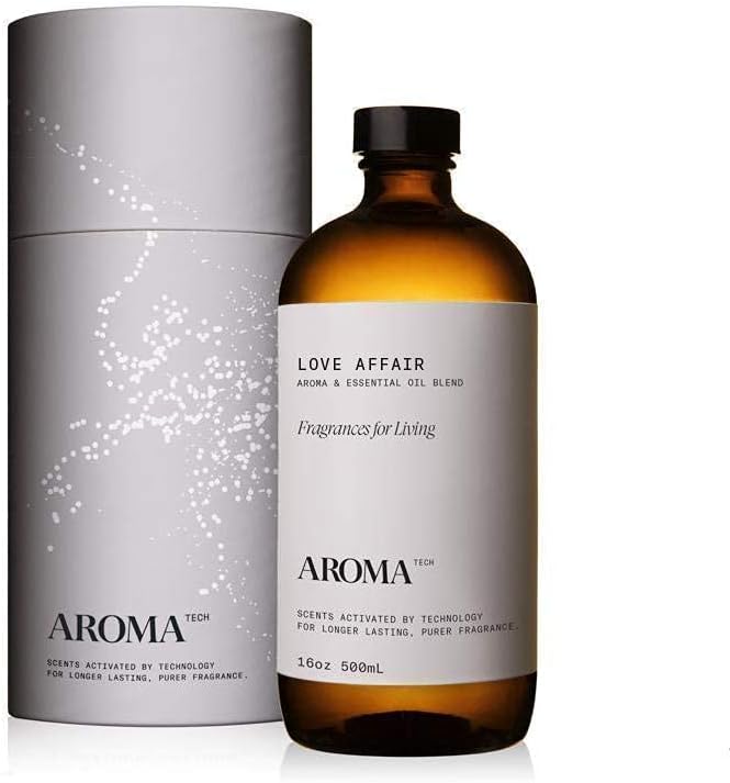 AromaTech Love Affair, Oud Saphir, Fresh Linen Aroma Oil for Scent Diffusers - 500 Milliliter