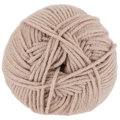 Image of Hobby Lobby Yarn Bee Soft & Sleek Yarn, 202 Linen, Set of 2 | 4 Medium Weight, 100% Low Pill Acrylic, 232 Yards Per Skein