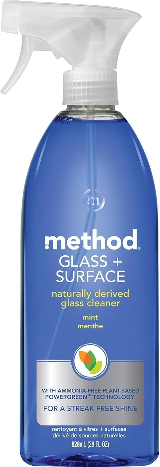 Method Glass Cleaner Spray, Mint, 28 Ounce