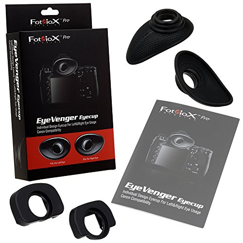 Ojeras de diseño individual EyeVenger Fotodiox Pro para fotografiar en exteriores con Canon DSLR