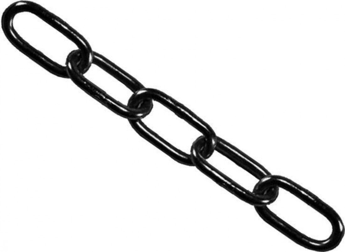 FaithfullBlack Japanned Chain 3.0mm X 2.5M