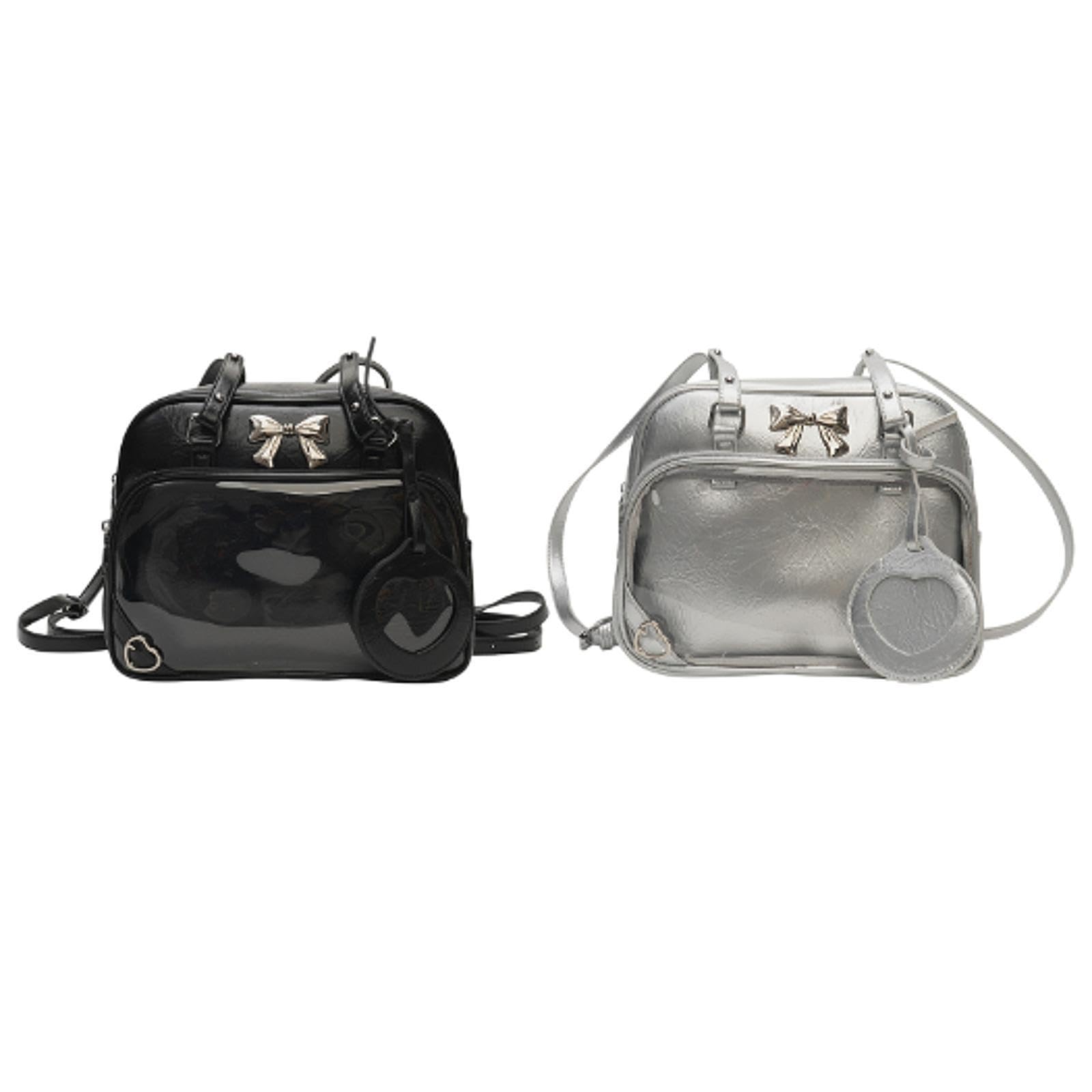 Ita Bag PU Leather Women Backpack for Anime Dolls Display Shopping Halloweens Black-image-30