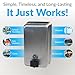 Bobrick Surface-Mounted Soap Dispenser, Vertical Tank Satin-Finish Stainless Steel (40-fl oz Capacity)