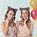 NESTRE Leopard Ears Headband, Furry Cheetah Print Cat Ears For Women,Cute Furry Leopard Headband Halloween Costume Cosplay Hair Accessories (Gray)