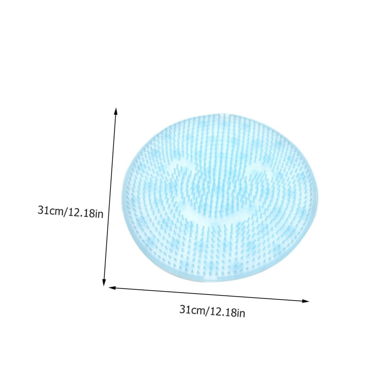 IWOWHERO Shower Foot Massager Pad 2 Pack Foot Scrubber Suction Cup for Relaxing Foot Bath