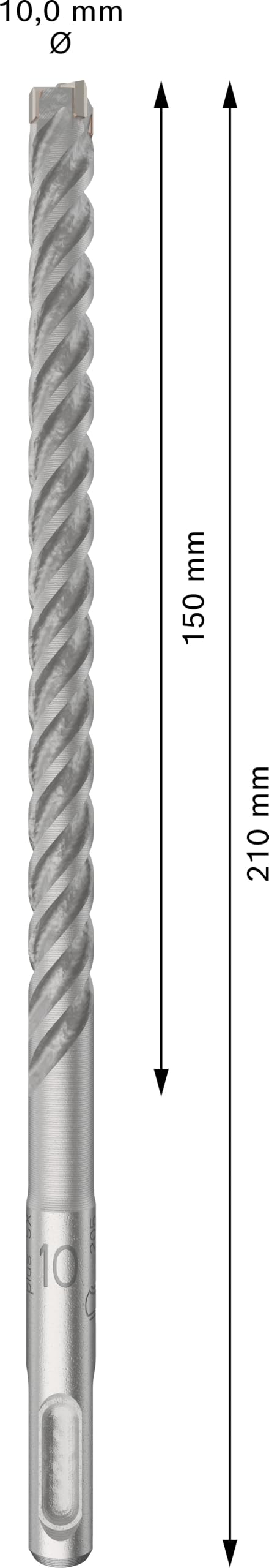 SDS plus-5 X: 10 x 150 x 210: 10UDS (1)