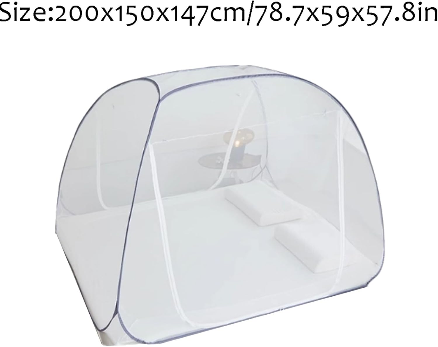 Portable Polyester Folding Mosquito Net Tent Single Door Mosquito Nets Breathable Family Mosquito Net Bed Portable Mosquito Tent Stable