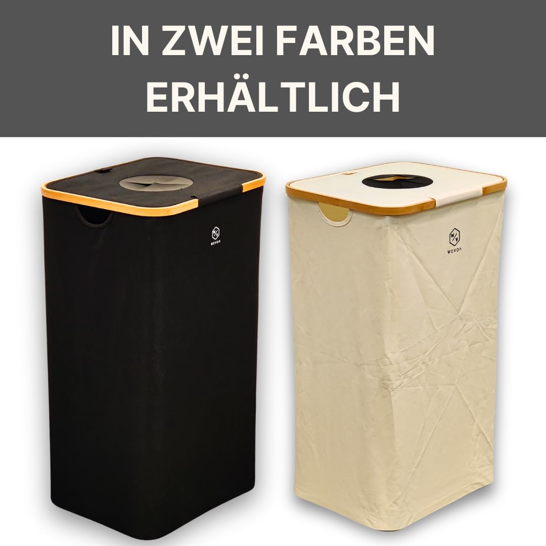 Pfandflaschen Sammelbehälter mit waschbarer Innentasche – Recycling-Behälter für PET-Flaschen und Dosen – Leicht aufzubauen, platzsparend – Perfekt für Mülltrennung in Küche oder Büro, XXL (Schwarz)