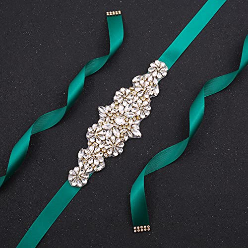 Bridal Belt Rhinestone Wedding Sash Handmade Crystal Belt ​for Brides Bridesmaid Dress2