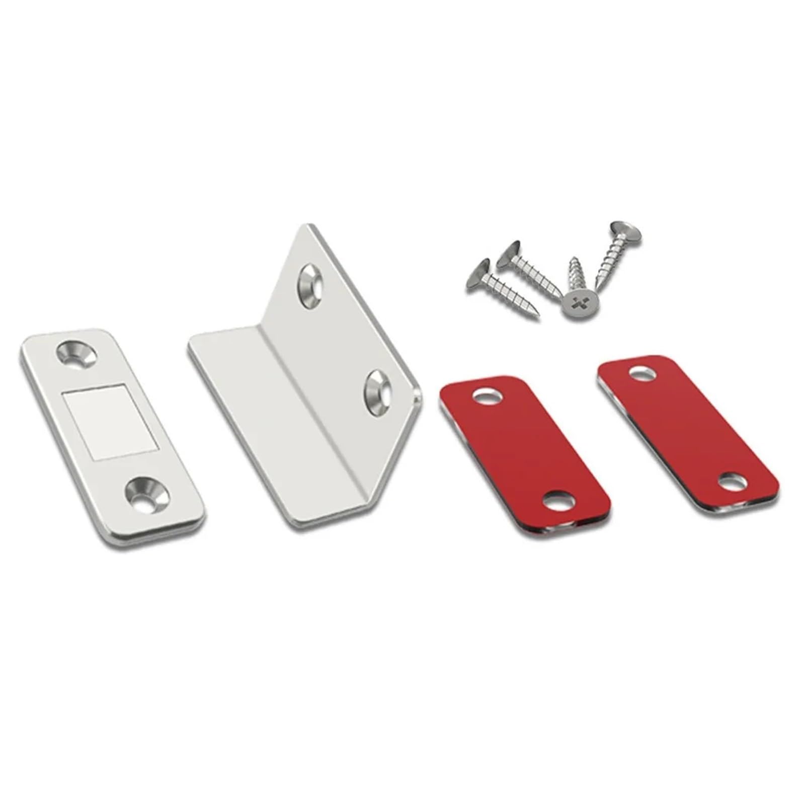 Ppqiru Silver 10Set Door Closer Magnetic Catch Latch For Cupboards