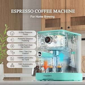 Espressomachineexpressocoffeemachines20bar2in1lattecappuccinomachinewithmilkfrothersteamwandcompatiblefornsoriginalcapsulesblue Urban Country Home Decor Espresso machine expresso coffee machines 20 bar 2 in 1 latte cappuccino machine with milk frother steam wand compatible for ns original capsules blue urban country home decor