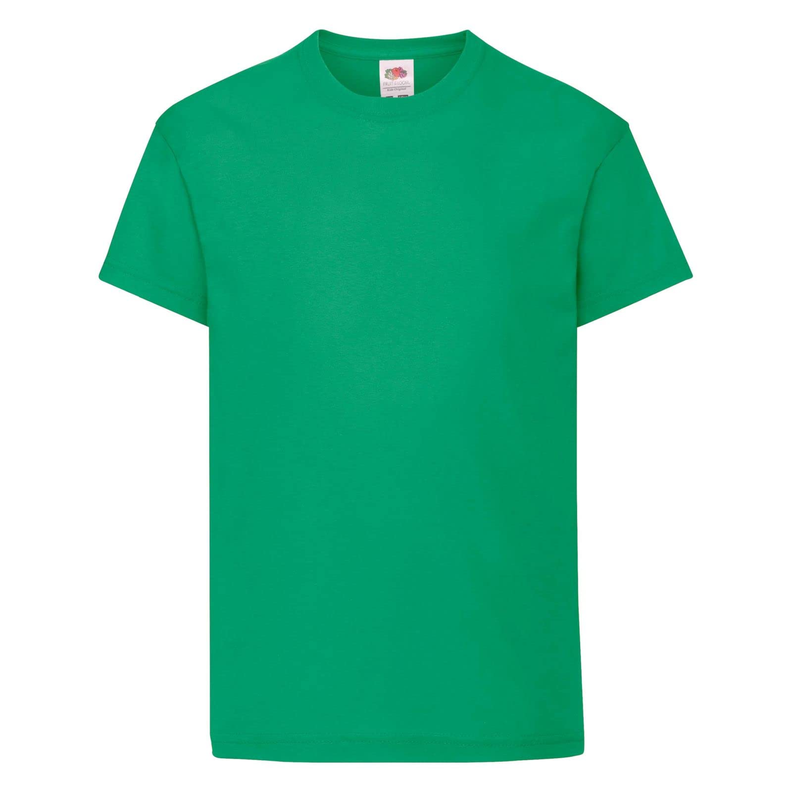 Fruit of the Loom Kid's Original T-Shirt Single Kelly Green