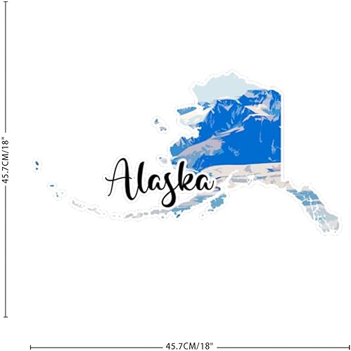 Miniatura 3 de Murales artísticos de pared de Alaska, carteles inspiradores de ciudades famosas, carteles para muebles, calcomanías de vinilo para pared, citas