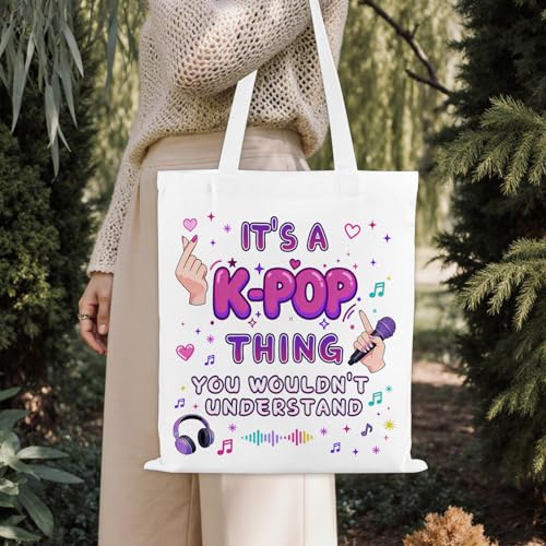 Bolsa tote para fans de K-Pop para mujer miniatura 7