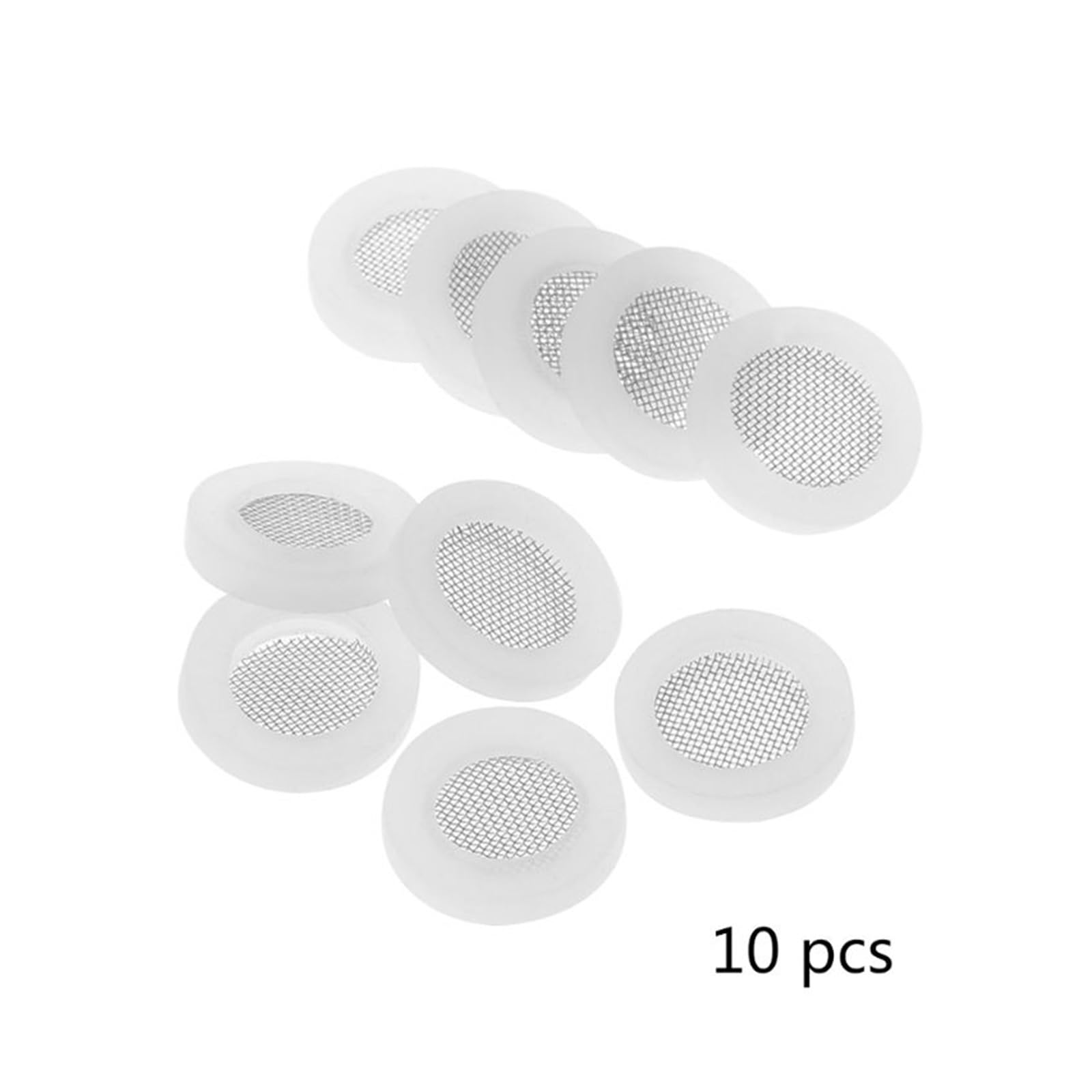 Junta para Manguera de Agua, Paquete de 10 Arandelas de Sellado de Silicona de Acero Inoxidable de 19 mm, Multicolor, for Grifo de Entrada de Cabezal de Ducha(BK)