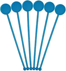 Mexedor De Drink Para Festa De Aniverário Barzinho Long Drink Coloridos Caipirinha (60, Azul Neon)