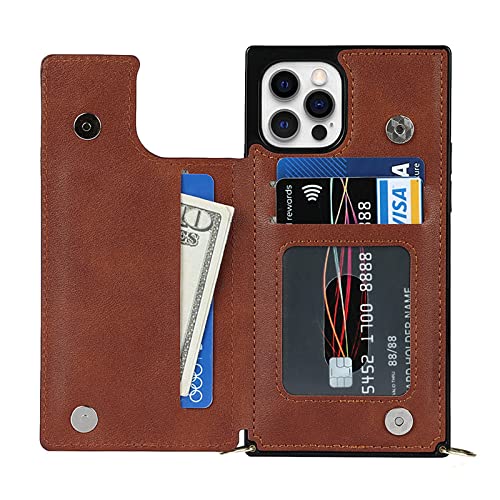 Sac téléphone bandoulière en cuir marron pour iPhone XR XS X 11 Pro Max pour voyager léger