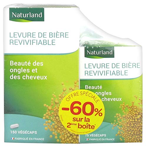 Naturland Brewers Yeast 150 Vegecaps + 75 Vegecaps