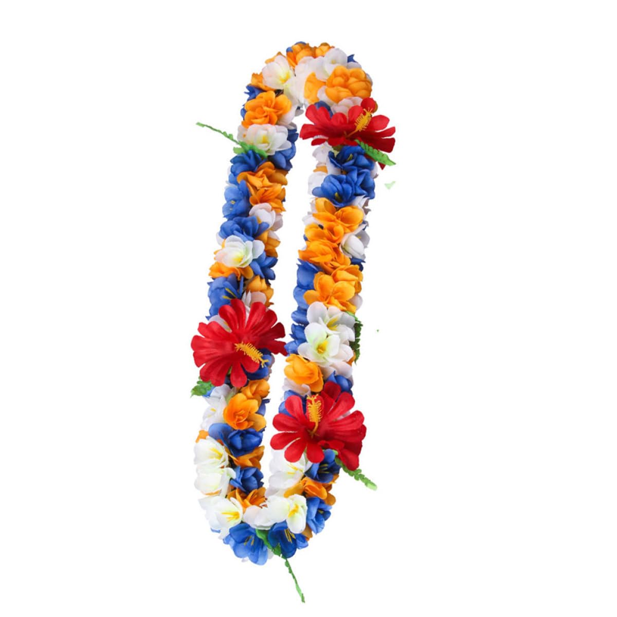 Conjunto de Guirnaldas Hawaianas 4 Piezas de Tela para Adultos