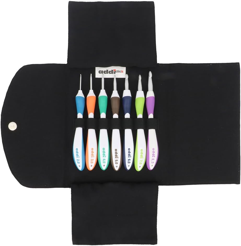 Addi Swing Crochet Hook Set with Hooks 2-8mm
