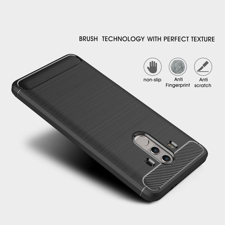 Image of Hybrid Carbon Fiber Back Case for Huawei Mate 10 Pro (Blue)