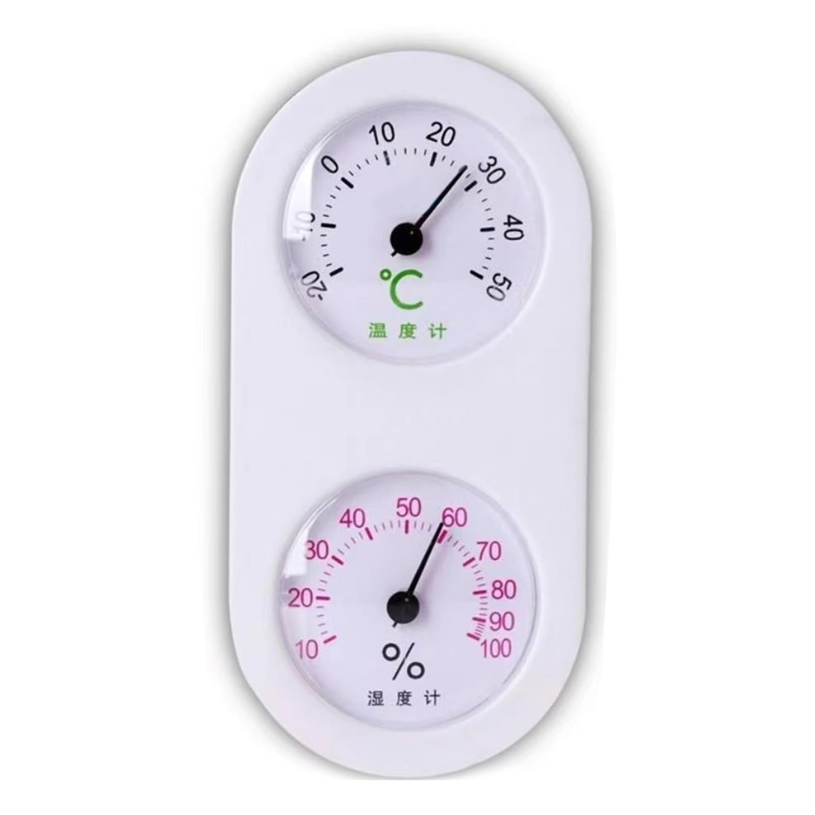 Indoor Thermometer Hygrometer Analogs Mechanical Display Thermo-Hygrometer 2 in 1 Temperature Humidity Monitor Gauges Thermometer Greenhouses