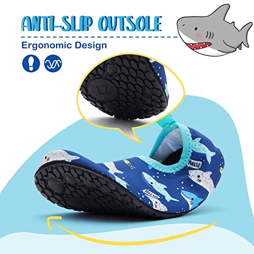 RUNSIDE Kids Water Shoes Quick Dry Non-Slip Toddler Water Skin Barefoot Sports Swimming Beach Pool Shoes for Boys & Girls4